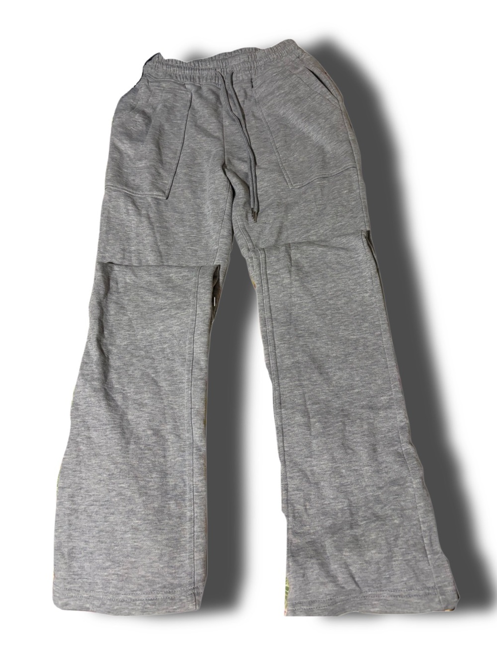 Women's Gray Wide-Leg Lounge Pants